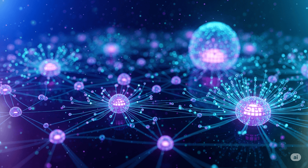 Futuristic AI Background